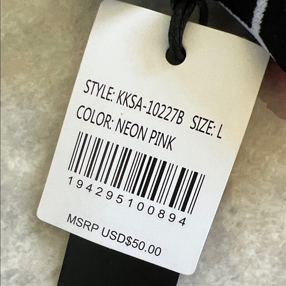 NWT Kendall & Kylie Neon Pink Swim Bottom💖🖤 - Picture 3 of 4